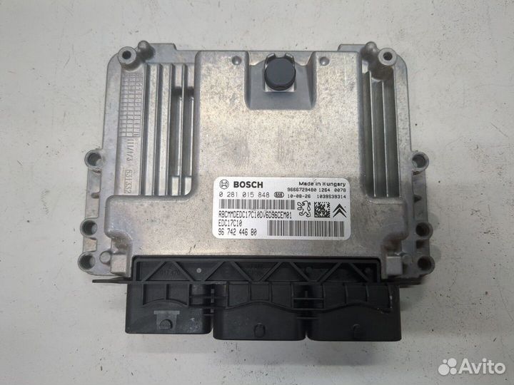 Блок управления двигателем Citroen C3 2009, 2010