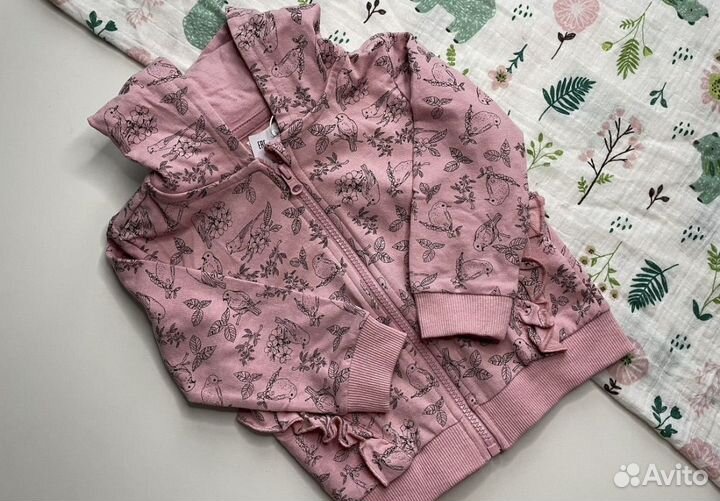 Кофта на молнии/худи/толстовка для девочки