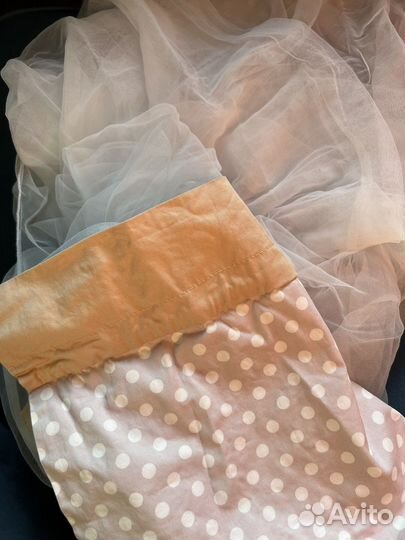 Бортики бамперы для детской кроватки и балдахин