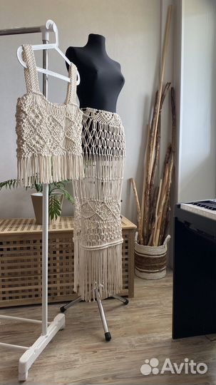 Изделия в стиле макраме из качественных материалов