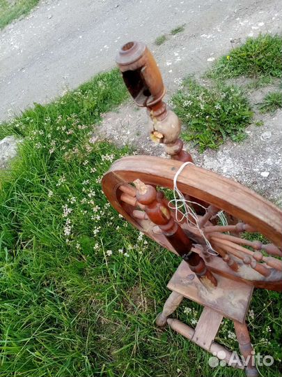 Прялка деревянная старинная