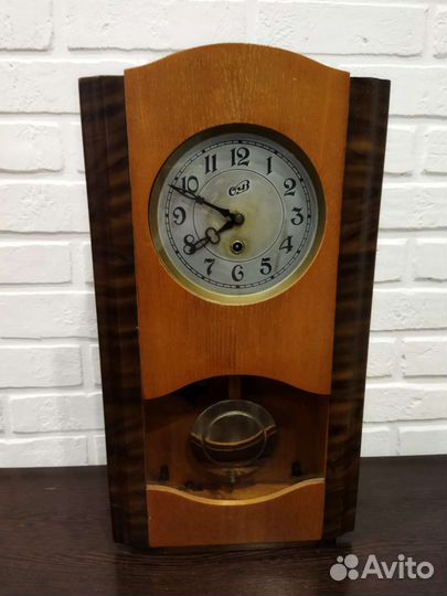 Часы настенные очз Янтарь 1964 гв