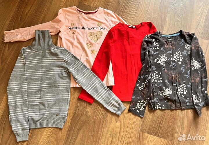 Вещи пакетом на девочку от 128 до 152