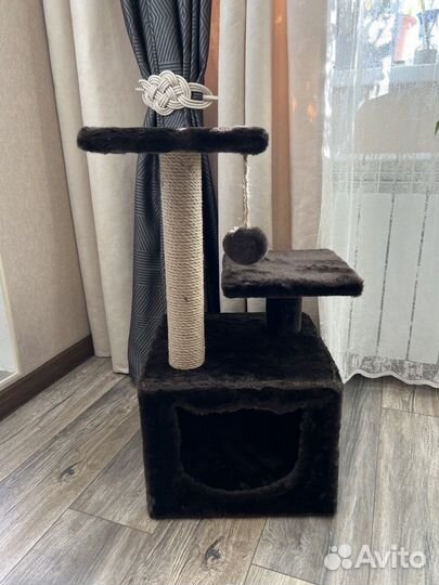 Домик для кошки с когтеточкой