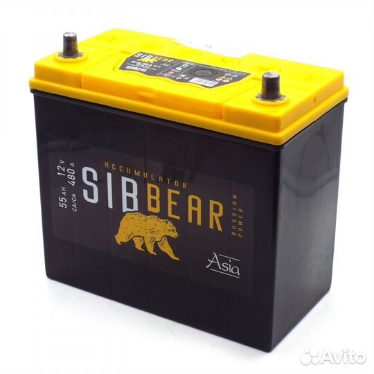 Аккумулятор sibbear asia 55 А*ч о.п. Nissan