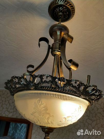 Люстра потолочная подвесная бу