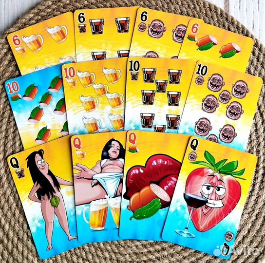 Игральные мужские карты