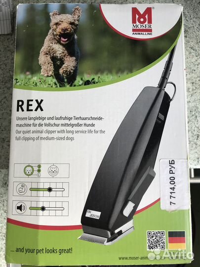 Машинка для стрижки Moser Rex 1230 с насадкой