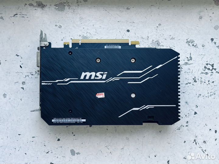 MSI GeForce GTX 1660 super ventus XS OC 6GB