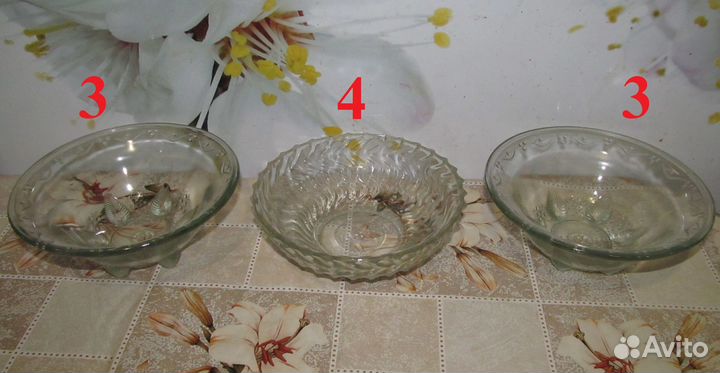 Салатницы Тарелки без сколов и трещин