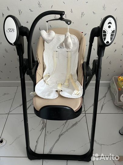 Стульчик для кормления - Электрокачели 2в1