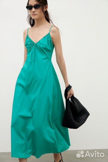 Сарафан зеленый lime lichi новый L