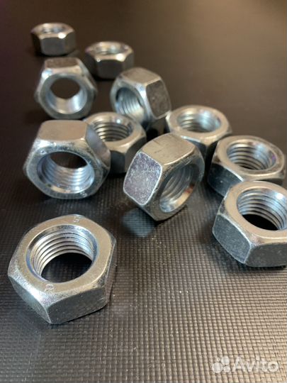 Гайка высокопрочная оцинкованная м27 кл.пр. 8.0 DI