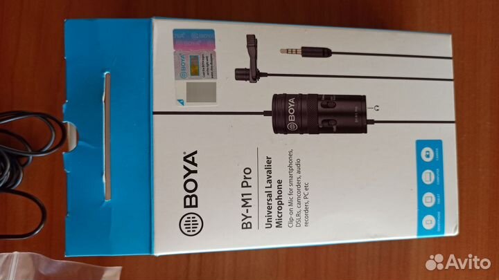 Петличный микрофон boya m1 pro