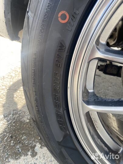Литые диски r16 4x100 + летняя резина 205-55-r16