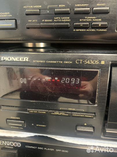 Кассетная дека pioneer