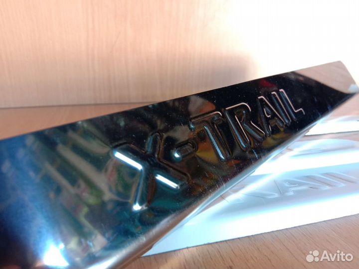 Накладки на пороги Nissan X-Trail (нержавейка)