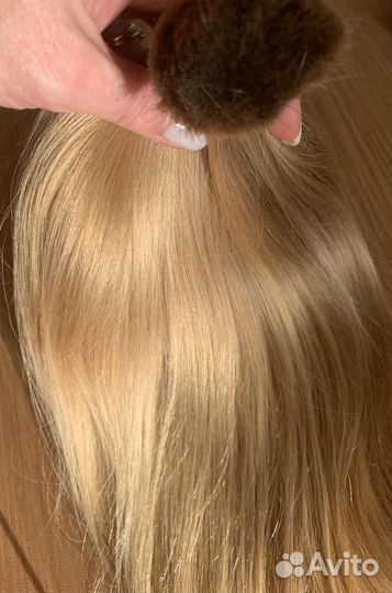 Срез детских волос блонд