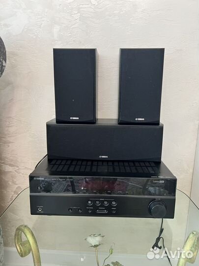 Yamaha колонки и усилитель супер цена