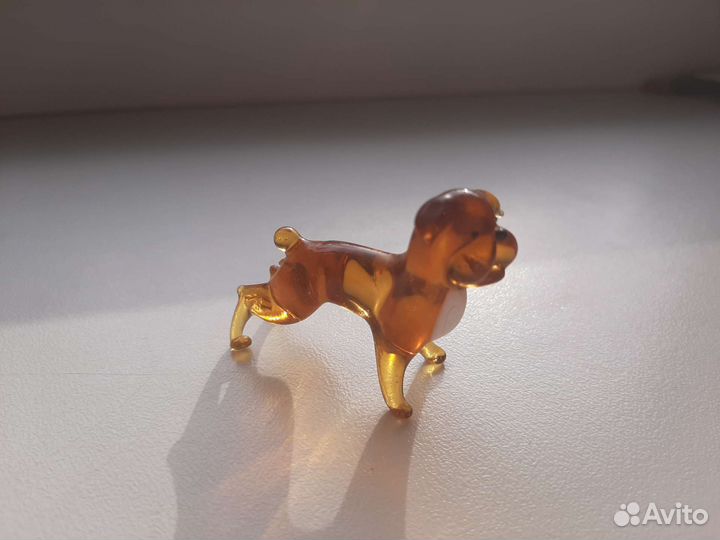 Стеклянные фигурки животных