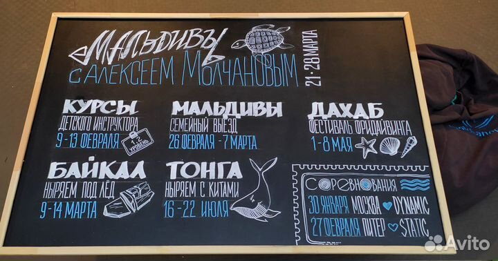 Роспись меловых досок