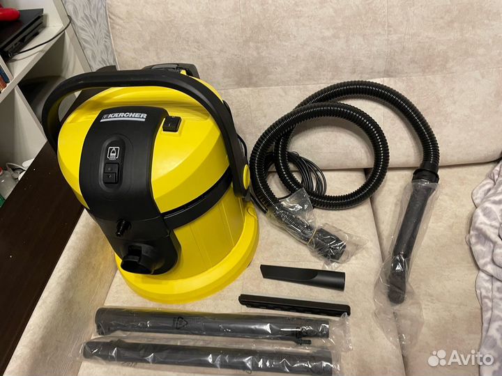 Пылесос karcher SE 4002, желтый