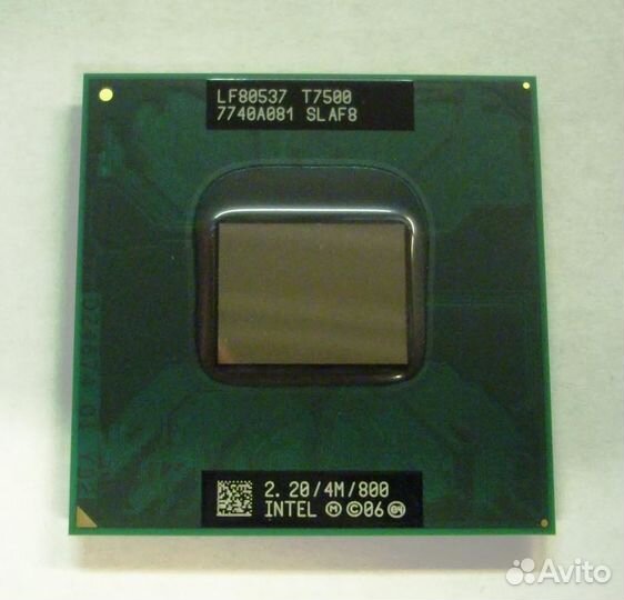 Процессор Intel Core 2 Duo T7500 slaf8