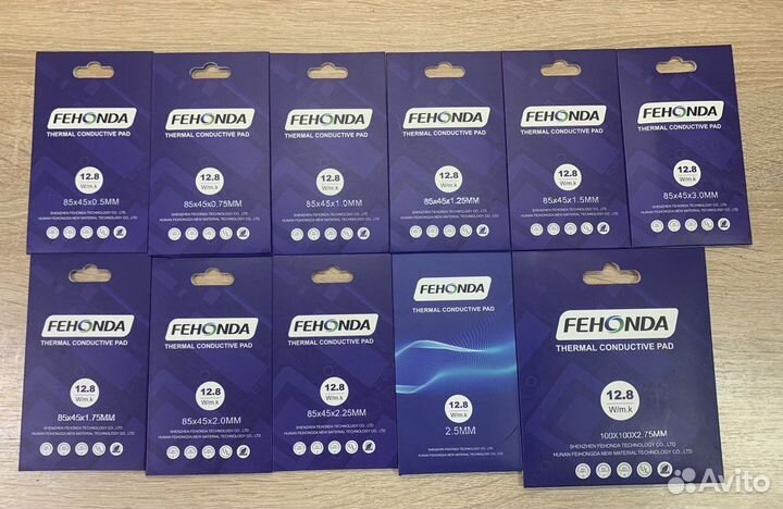 Термопрокладки fehonda (Все размеры)