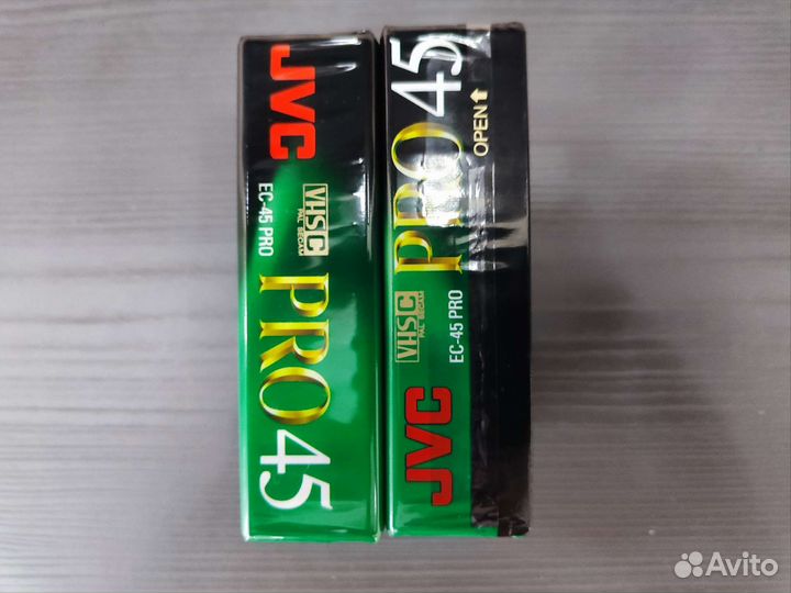 Новые видеокассеты VHS-C JVC-45 PRO