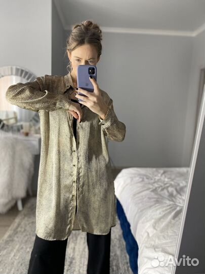 Рубашка туника zara