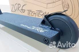 Самокат Tech Team Zorg черный, колеса - nitro