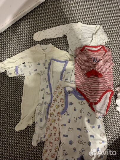 Вещи детский пакетом 56-74