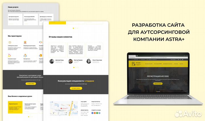 Создание уникальных продающих сайтов под ключ