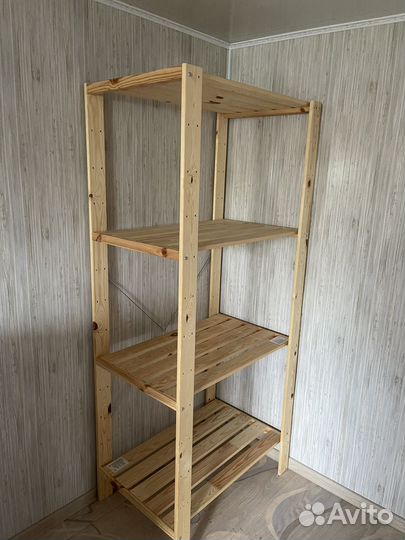 Стеллаж IKEA деревянный