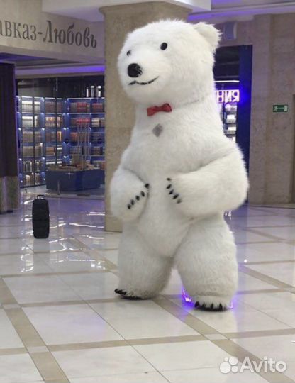 Ростовая кукла белый медведь