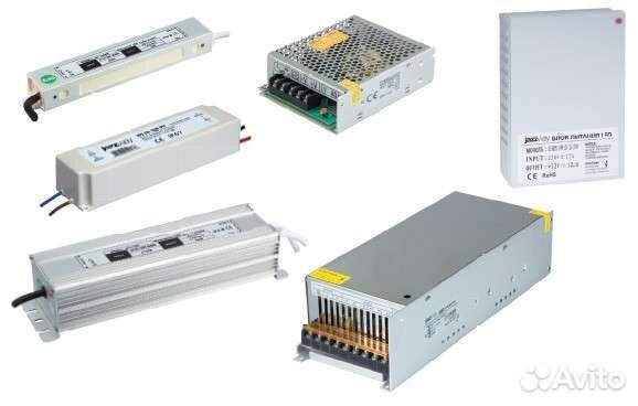 Блок питания 12В, 24В, IP20, IP65