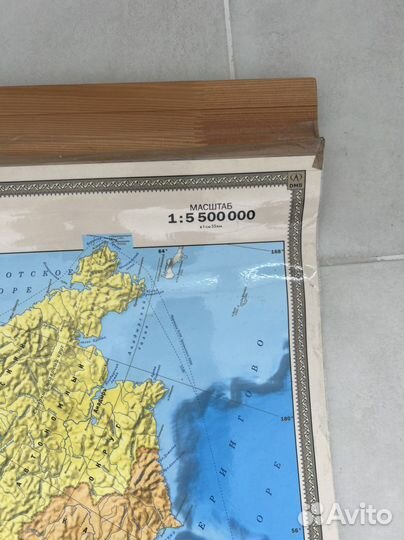 Настенная карта россии