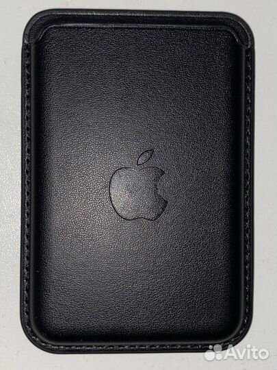 Картхолдер apple leather wallet magsafe