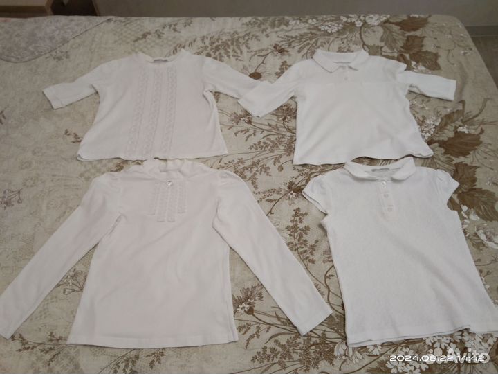 Блузки школьные 140