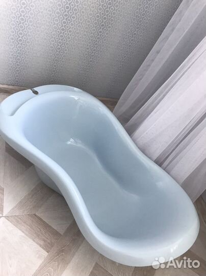 Ванночка + горка для купания