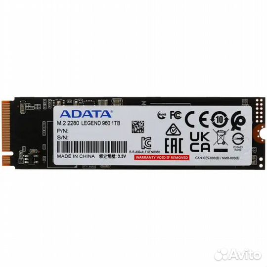 Внутренний жесткий диск A-Data legend 960 553694