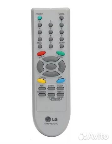 LG6710V00124Y пульт для телевизоров LG