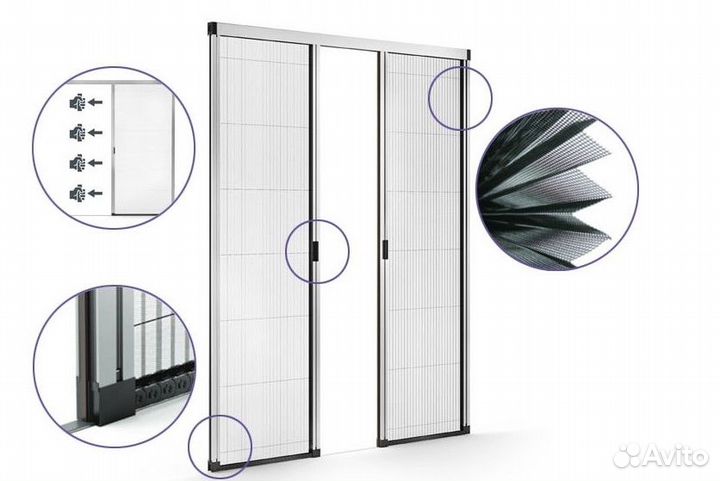 Москитные системы Genius и SharkNet шириной до 9 м