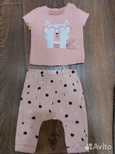 Комплект штаны для девочки 68 74 размер