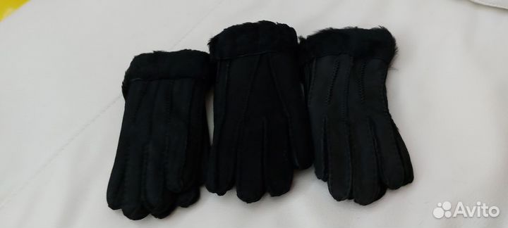 Перчатки дублёные женские натуральные