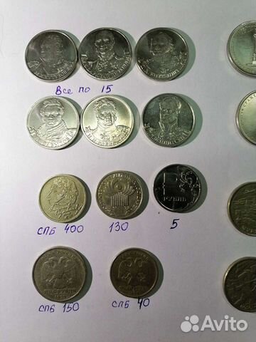Юбилейные монеты 1, 2, 5, 25