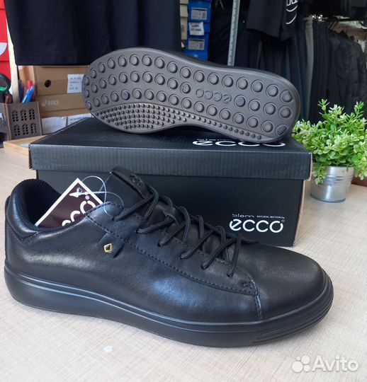 Кроссовки кожаные ecco