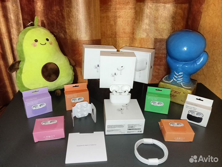 Наушники Airpods Pro 2 (type-c, гарантия, чехол)