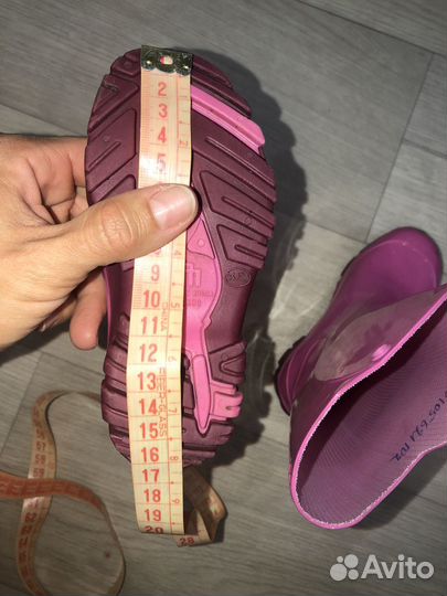 Сапоги резиновые для девочки