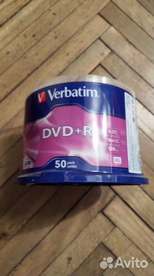 DVD-R Verbatim 50 штук на шпинделе